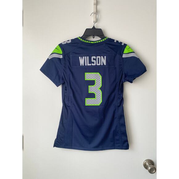 Nike NFL On Field Russell Wilson #3 Seattle Seahawks Women’s Small Jersey NWT - Picture 2 of 5